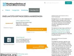 Sites similar to kortingsonline.nl