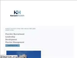 Sites similar to korzenhealth.com