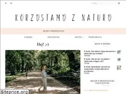 Sites similar to korzystamyznatury.pl