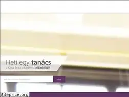 Sites similar to kosaerikaakademia.hu
