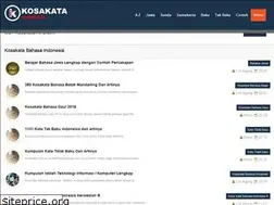 Sites similar to kosakataindonesia.blogspot.com