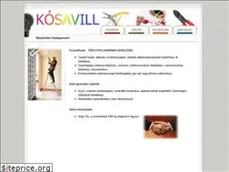 Sites similar to kosavill.hu