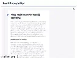 Sites similar to kosciol-spaghetti.pl