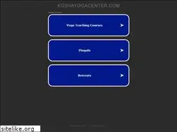 Sites similar to koshayogacenter.com