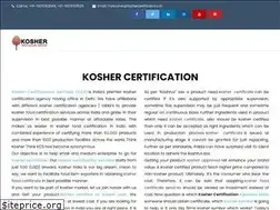 Sites similar to koshercertifications.in