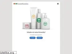 Sites similar to kosmetikanalyse.org