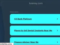 Sites similar to kosney.com