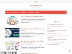 Sites similar to kosongin.com
