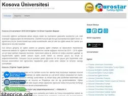 Sites similar to kosovauniversitesi.net