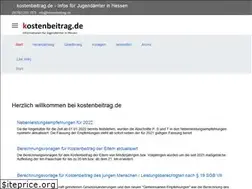 Sites similar to kostenbeitrag.de