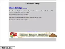 Sites similar to kostenlose-blogs.de