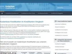 Sites similar to kostenlose-kreditkarten.de