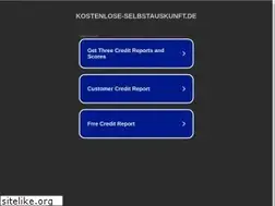 Sites similar to kostenlose-selbstauskunft.de