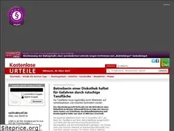Sites similar to kostenlose-urteile.de