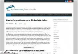 Sites similar to kostenlosesgirokonto.de