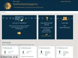 Sites similar to kostholdsplanleggeren.no