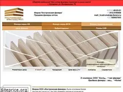 Sites similar to kostromskaja-fanera.ru