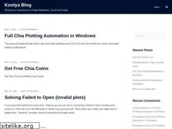 Sites similar to kostya.blog