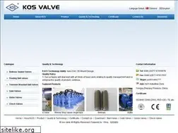 Sites similar to kosvalve.com
