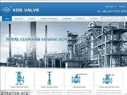 Sites similar to kosvalves.com