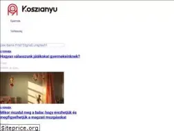 Sites similar to koszianyu.hu