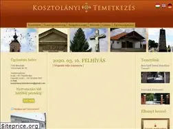Sites similar to kosztolanyitemetkezes.hu