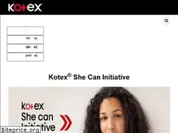 Sites similar to kotex.co.za