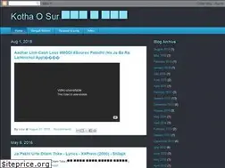Sites similar to kothaosur.blogspot.com