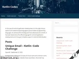 Sites similar to kotlincodes.com
