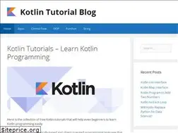 Sites similar to kotlintutorialblog.com