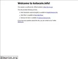 Sites similar to kotocoin.info