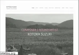 Sites similar to kotokasuzuki.com
