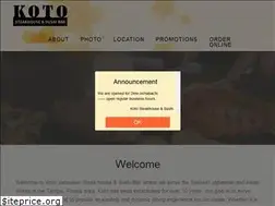 Sites similar to kotosteakhouse.com