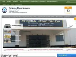 Sites similar to kotshilamahavidyalaya.ac.in
