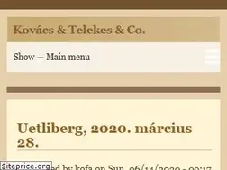 Sites similar to kovacs-telekes.org