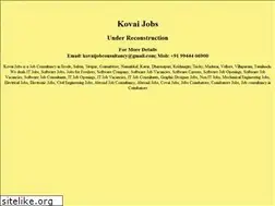 Sites similar to kovaijobs.com