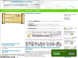 Sites similar to kovendi-milan.vagyok.net