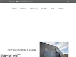 Sites similar to kowalskigraniteandquartz.com