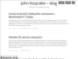 Sites similar to koz.io