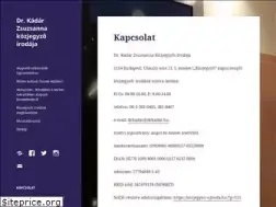 Sites similar to kozjegyzo-ujbuda.hu