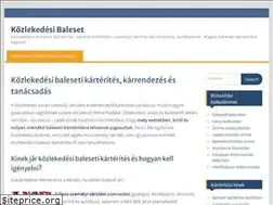 Sites similar to kozlekedesibaleset.hu