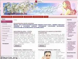 Sites similar to kozmetikusinfo.hu