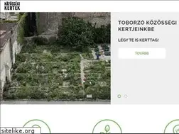 Sites similar to kozossegikertek.hu