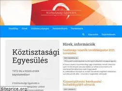 Sites similar to koztegy.hu