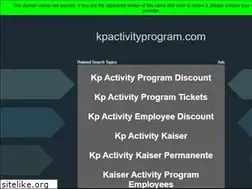 Sites similar to kpactivityprogram.com