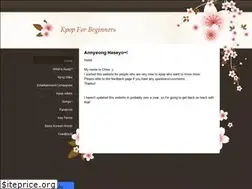 Sites similar to kpopforbeginners.weebly.com