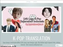 Sites similar to kpoptranslation.wordpress.com