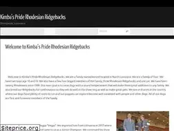 Sites similar to kprhodesianridgebacks.com