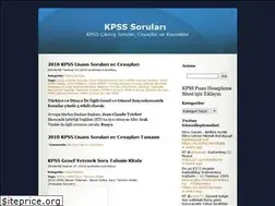 Sites similar to kpsssorular.wordpress.com
