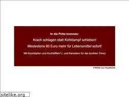 Sites similar to krach-statt-kohldampf.de